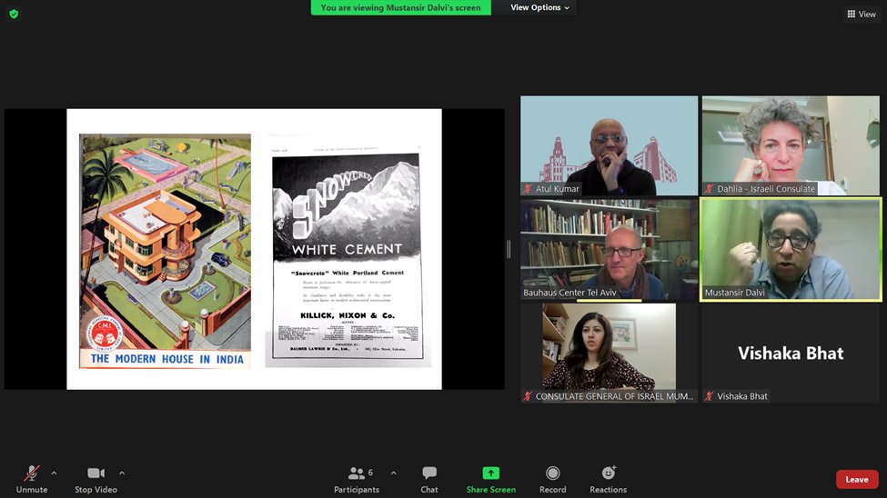 Architecture fans gather around!
We're planning something special with <a href="/artdecomumbai/">Art Deco Mumbai</a> &amp; <a href="/BauhausCenter/">Bauhaus Center</a>.
Disscussed today topics like ornamented buildings in #Mumbai and British planning of #TLV.
Stay tuned!