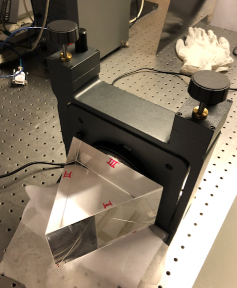 NotTransient's tweet photo. We have completed the optical verification of the polished prism for the NTE spectrograph, with a very good result! We are one step further!
Excellent polishing done by Copenhagen Optical company (COC).
@Carlsbergfondet @nordictelescope @astrobrera #nottransientexplorer https://t.co/sJaewJ2Qya