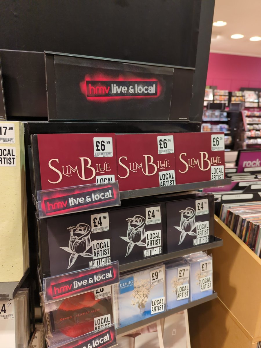hmv Chester (@hmvchester) on Twitter photo This Saturday #hmvliveandlocal is back, Slim Blue will be bringing their blues, folk, rock inspired style to the basement <a href="/hmvChester/">hmv Chester</a> at 3pm.
We're always looking out for new bands to stock on our shelves and have play in-store, interested? Call in for a chat. This Saturday #hmvliveandlocal is back, Slim Blue will be bringing their blues, folk, rock inspired style to the basement <a href="/hmvChester/">hmv Chester</a> at 3pm.
We're always looking out for new bands to stock on our shelves and have play in-store, interested? Call in for a chat.