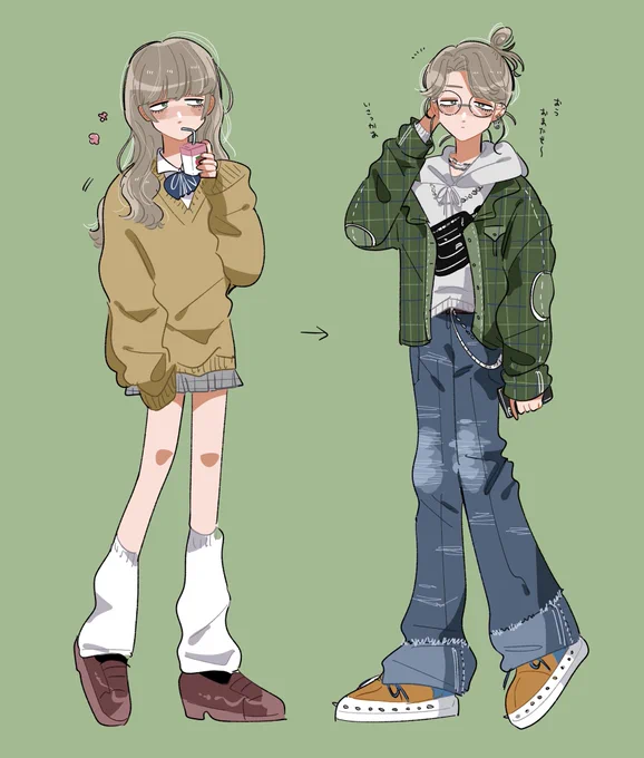 私服が意外なあの子 