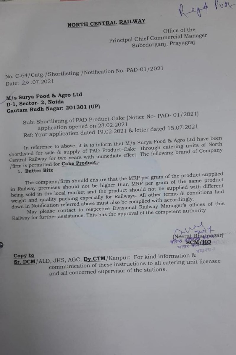 LUCILAPEO's tweet image. महोदय उत्तर मध्य रेलवे मुख्यालय द्वारा दिये गए अप्रूवल में कंपनियों द्वारा मनमानी की जा रही है रेलवे द्वारा अप्रूवल किसी का दिया  और कंपनियों द्वारा अन्य ब्रांड बेचे जा रहे है जो
अवैध है कृपया कार्यवाही करें
@AshwiniVaishnaw
 @GMNCR1 @RailMinIndia @drmncrald @DrmJhansi
@DRM_Agra