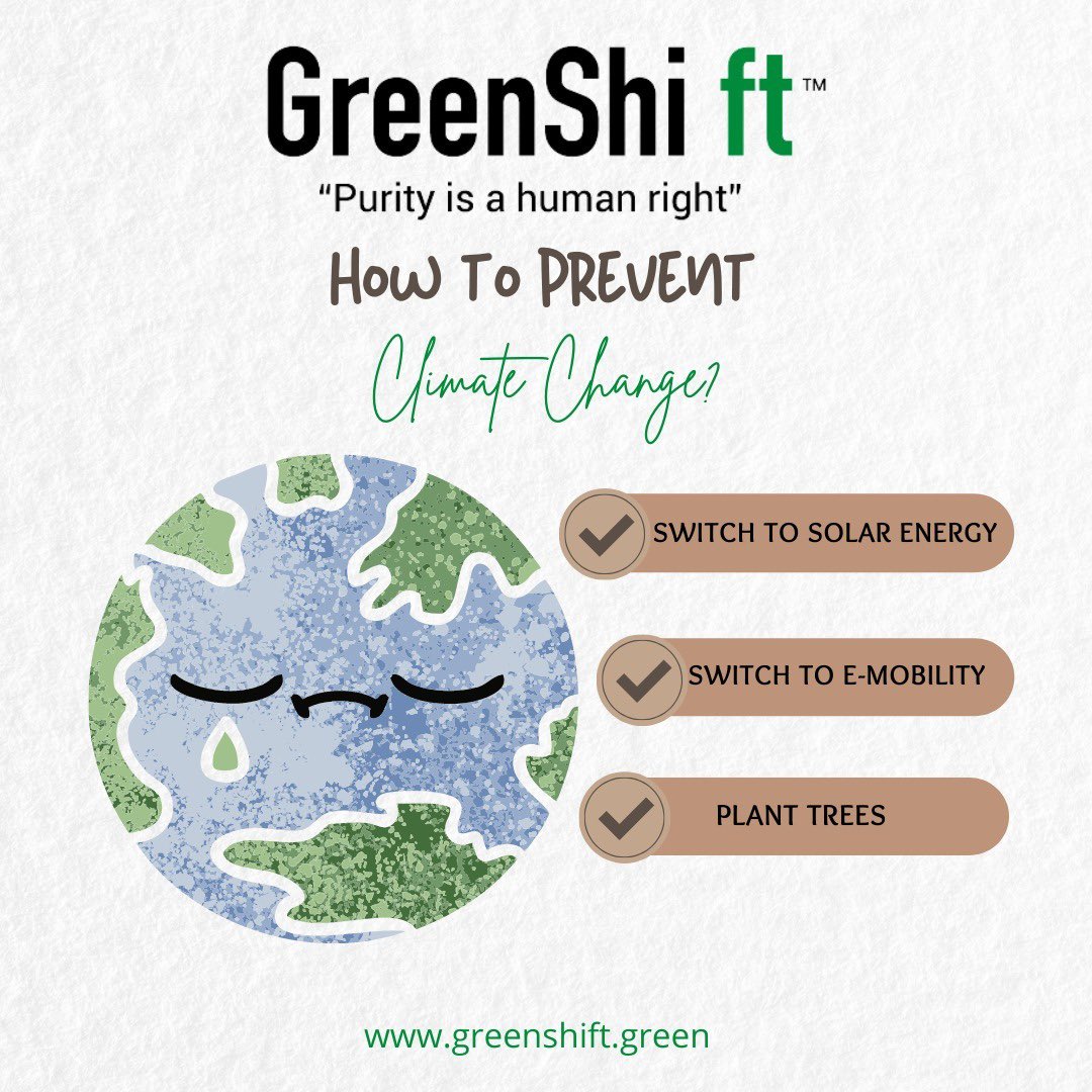 GreenShi_ft's tweet photo. We are the first generation to feel the effect of climate change and the last generation who can do something about it.🔋✅

#GreenShift #ChargeOnTheGo #ElectricVehicle #EVcharger #Solarenergy #SwitchToElectric #ClimateChangeAwareness #SustainabilityGoals https://t.co/YWSdyRRc0I