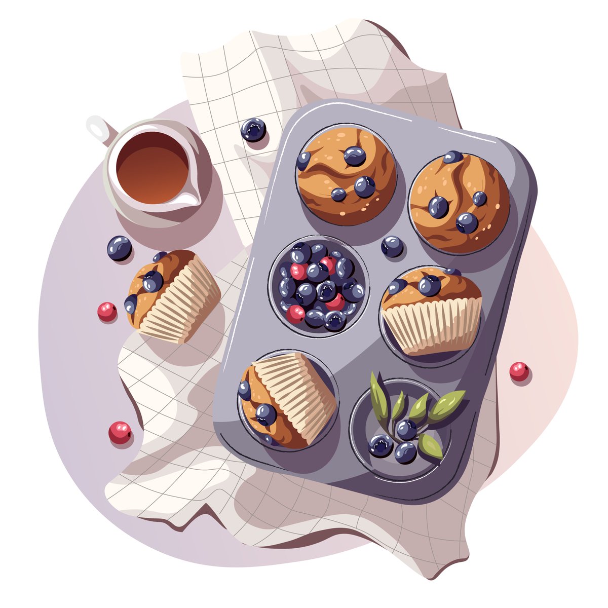 ronivity's tweet photo. Esta ilustración representa esa repostería que hemos estado practicando y todos esos postres que nos hemos comido durante las Navidades. 🍰🥧🧁
*Based on @ta_ya_art https://t.co/yoaWL5AtiR