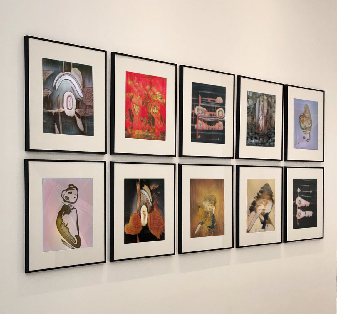 MORPHISMSTUDIO's tweet photo. Throwback to our Gallery of the Machine exhibition. It was one of the pioneering exhibitions fully dedicated to AI-generated art in our city. This was all pre-Covid so gallery gathering and interaction was all unrestricted. Waiting for the day we can hold another exhibition! https://t.co/GbROAROi6E