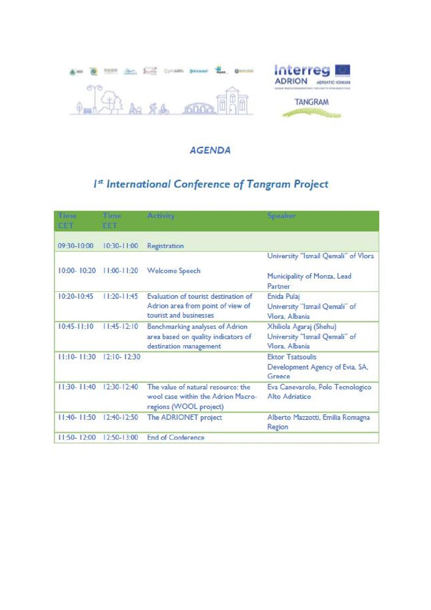 AdrionWool's tweet photo. The WOOL Lead Partner, @PoloTecAA, participated on 20th Dec 2021 at the international conference of TANGRAM project, partner of the ADRION Cluster "Promotion of emerging destinations", in which the WOOL project has been presented. #adrioninterreg #woolwelike https://t.co/odHBMXBoDM