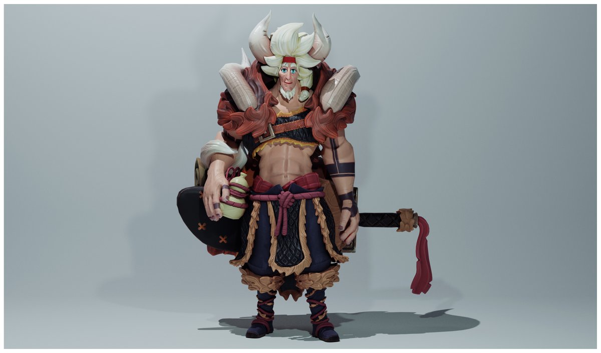 MNicholson_Arts's tweet photo. Finished up with this character from concept to in game model. Full project and marmoset viewer at https://t.co/rcYdjkHcGY

#blender #zbrush #substancepainter #photoshop #marmosettoolbag #gamedev #3dart #characterart #3dmodeling https://t.co/P78ryYSbpa