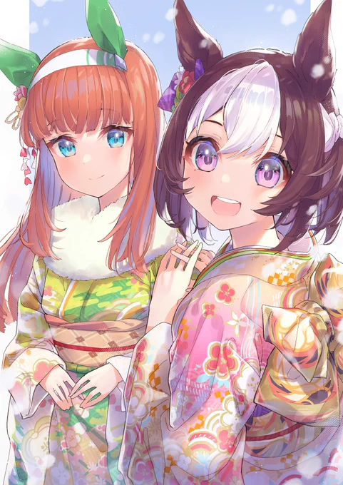 着物の似合う季節ですね!
#ウマ娘 