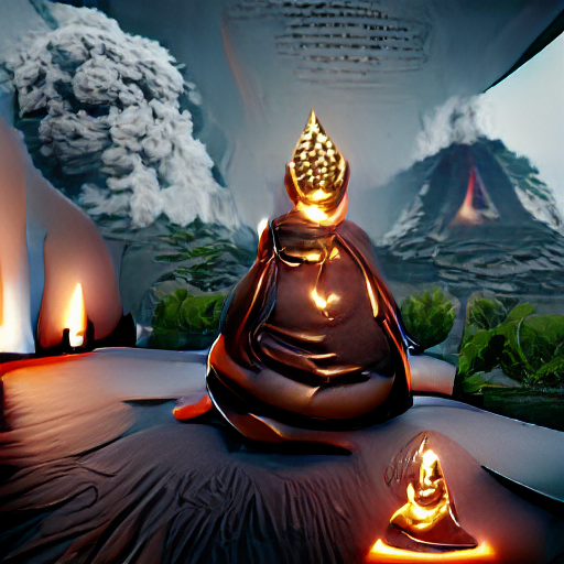 rocker_ai's tweet photo. "Buddha Meditating near volcano"
#vqgan #clip #digitalArt #NFT #Buddha #meditation https://t.co/ZugVtfhWYL