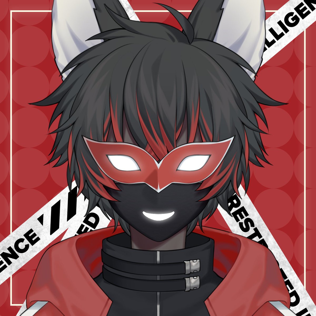 RedfoxVt's tweet photo. Connection is really shaky, but I had to share this tonight if I could help it! Reveal of my new logo, designed by the incredibly talented @vkid_vq! 

I absolutely love it sm, I can't wait to use it literally everywhere! 😭 #ENVtuber #Vtuber #VtuberLogo #LogoReveal #red404 https://t.co/bDByRvO4je