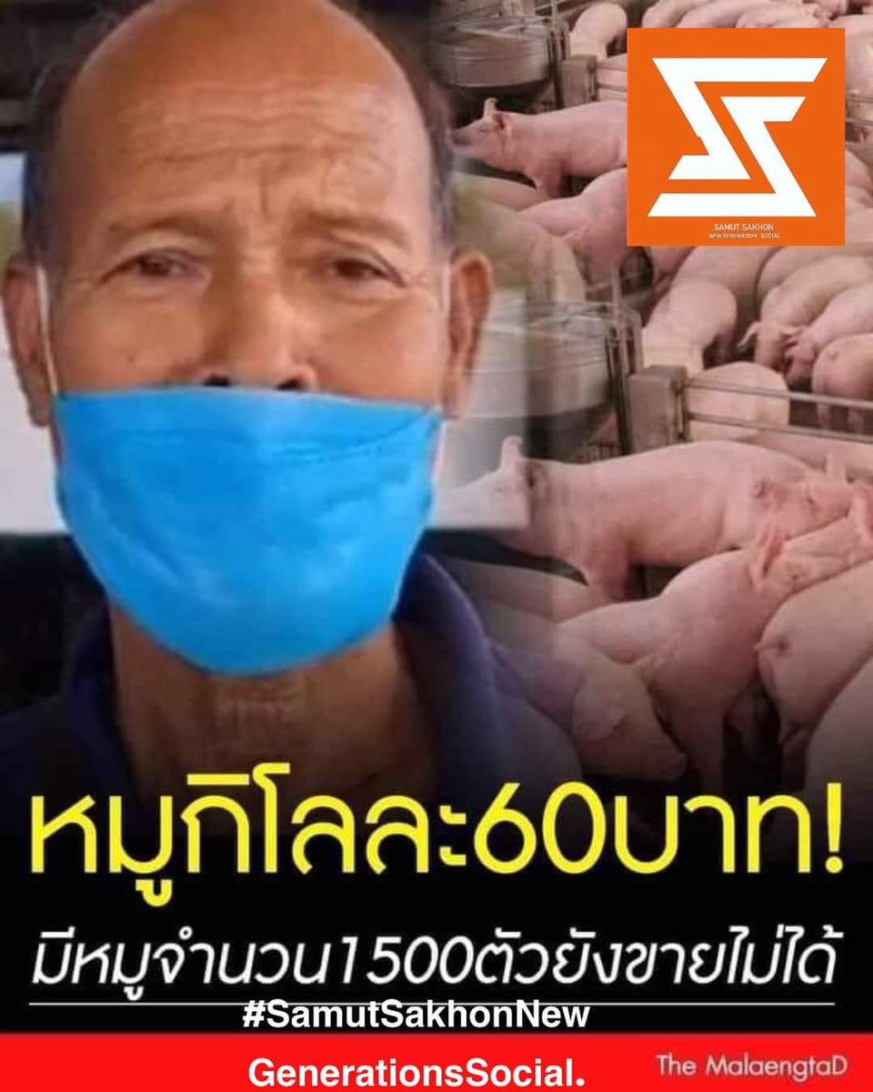 ใครอยู่ตรงกลางที่ซื้อหมูเป็นได้กิโลละ 60 บาท และมาขายให้แม่ค้าไปขายหน้าเขียงอยู่กิโลละ 200 กว่าบาทอยู่ตอนนี้❗❗❗
.
ขอบคุณข้อมูลจาก : ถือแถน ประสพโชค
Group Facebook : facebook.com/groups/3875526…
#หมูแพง #แพงทั้งแผ่นดิน