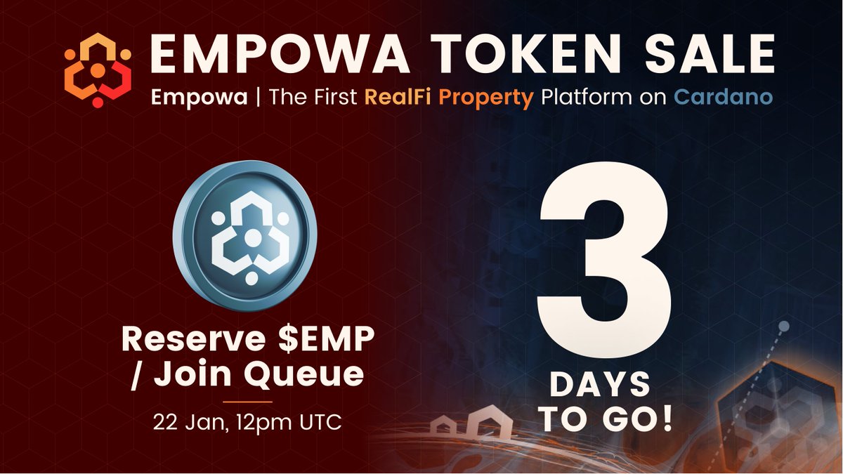 empowa_io's tweet image. 📢 To celebrate the upcoming Reserve $EMP Event, we will be hosting a Countdown GIVEAWAY worth $1000 in EMP!

🎁 To enter the Countdown GIVEAWAY all you need to do is:
✅ Follow @empowa_io
✅ Like
✅ Retweet

👇🏽 You can register for our #TokenSale here:
empowa.io/token-sale/