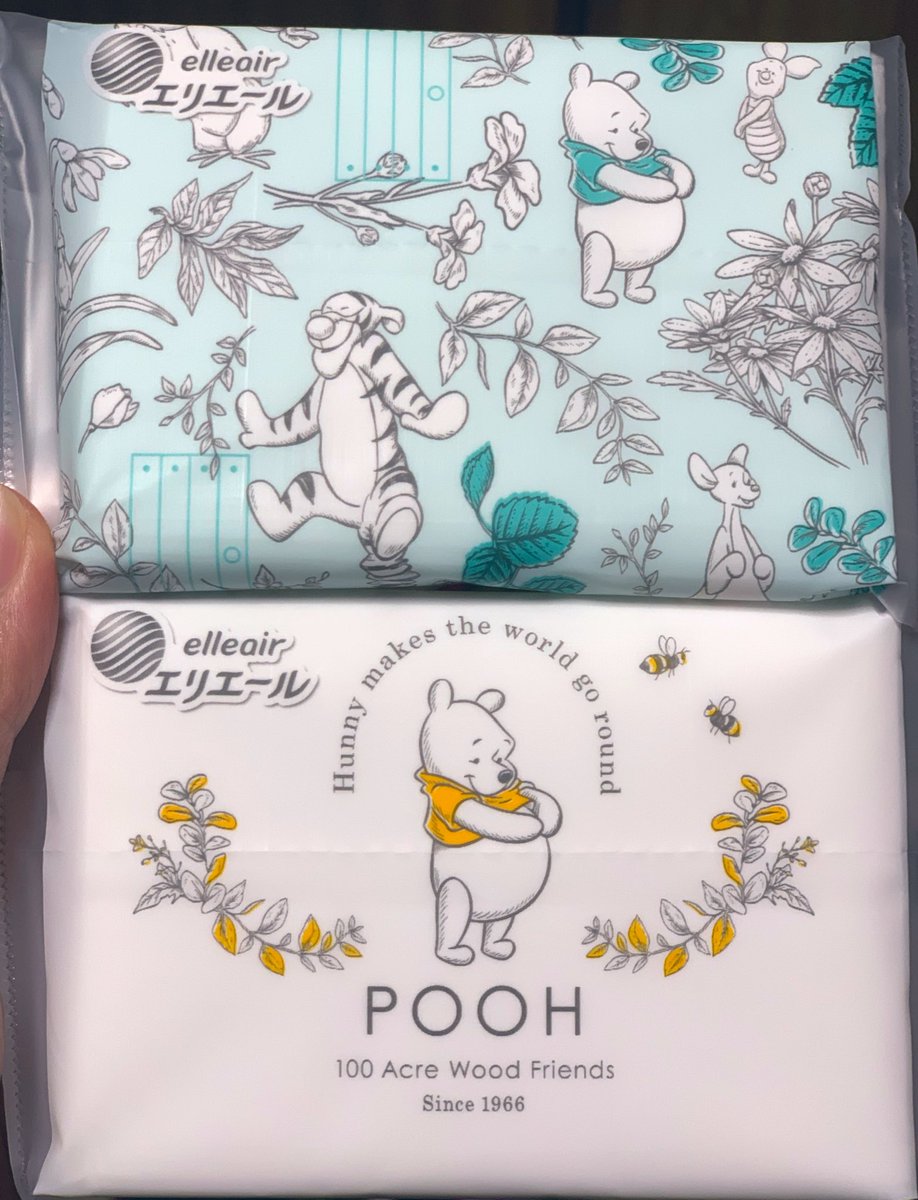 薬局で見つけたポケットティッシュ可愛すぎて衝動買いした😌 