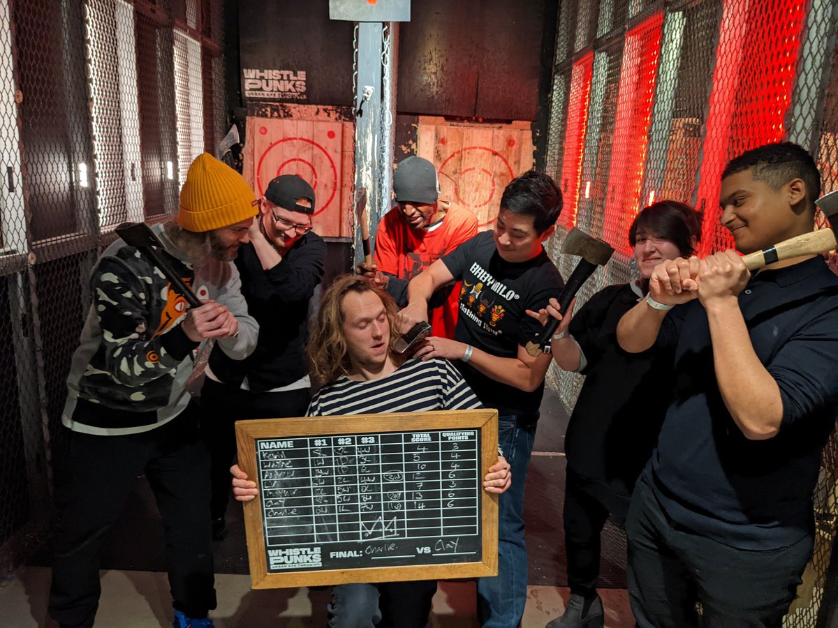 The team had a great time pretending to be Vikings yesterday.
.
Also big shout-out to @bokmanbristol for supplying an amazing meal which we all were thoroughly stuffed afterwards.
.
We're back at it from 4pm so, if you missed your chicken fix we'll be ready and waiting.
.
🐣