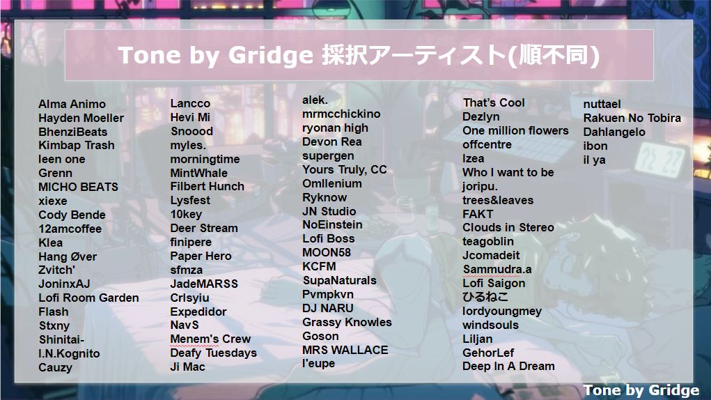 Lofi HipHop Radio - Tone by Gridge (@tonedotcom) on Twitter photo 𝕋𝕙𝕒𝕟𝕜 𝕪𝕠𝕦
<a href="/Deziety/">Dezlyn</a>
<a href="/Onemillionflow1/">One million flowers</a>
<a href="/offcentre3/">offcentre</a>
<a href="/isaiah708555/">Izea</a>
<a href="/lofisaigon/">Lofi Saigon 【NFT Music】【Audius】</a>
<a href="/hiruneko55/">ひるねこ</a>
@windsoulsmusic
<a href="/rakuentheidiot/">Rayyan</a>
<a href="/GrassyKnowlesAK/">Grassy Knowles</a>
<a href="/ibonicchi/">ibon</a>
#lofi #chill #lofimusic 𝕋𝕙𝕒𝕟𝕜 𝕪𝕠𝕦
<a href="/Deziety/">Dezlyn</a>
<a href="/Onemillionflow1/">One million flowers</a>
<a href="/offcentre3/">offcentre</a>
<a href="/isaiah708555/">Izea</a>
<a href="/lofisaigon/">Lofi Saigon 【NFT Music】【Audius】</a>
<a href="/hiruneko55/">ひるねこ</a>
@windsoulsmusic
<a href="/rakuentheidiot/">Rayyan</a>
<a href="/GrassyKnowlesAK/">Grassy Knowles</a>
<a href="/ibonicchi/">ibon</a>
#lofi #chill #lofimusic