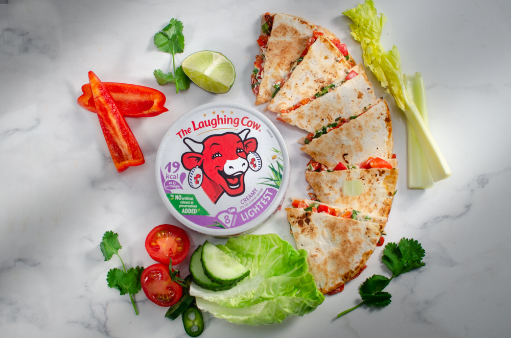 #Ad Try Dad’s loaded #quesadillas with The Laughing Cow Lightest x8 cheese. Dad’s uses a low-fat salsa filling and suggests other fillings too – for each the cheese melds wonderfully with the ingredients making truly delicious, and healthy quesadillas. 
👉whatdadcooked.com/recipe/the-lau…