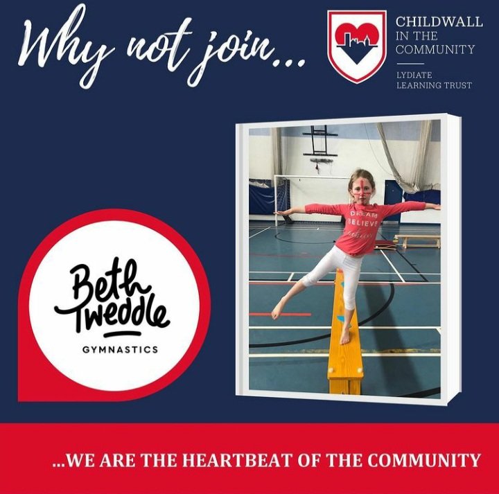 Have you signed up for your free taster session with <a href="/BTGymnastics/">Beth Tweddle Gymnastics</a> yet? If not head over to their page, They have classes with us Monday-Saturday <a href="/Childwall_acad/">Childwall Academy</a> !