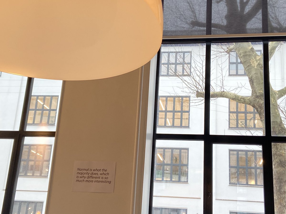 ReettaPeltonen's tweet photo. Normal is what the majority does, which is why different is so much more interesting. 🤩 Workshop day with colleagues - getting challenged and inspired. #kraftvaerk https://t.co/WsU36gQBPc