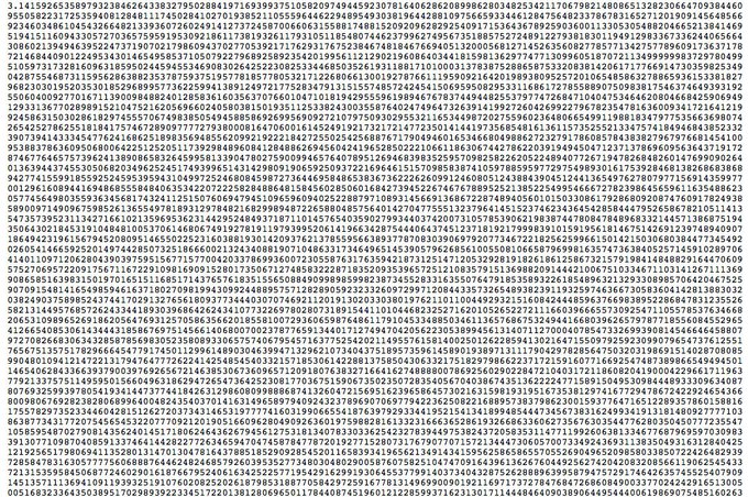 Rainmaker1973's tweet image. NASA only uses 15 digits of π for calculating interplanetary travel. At 40 digits, you could calculate the circumference of a circle the size of the visible universe with an accuracy that&apos;d fall off by less than the diameter of a single hydrogen atom ow.ly/rhmO30o4k7G