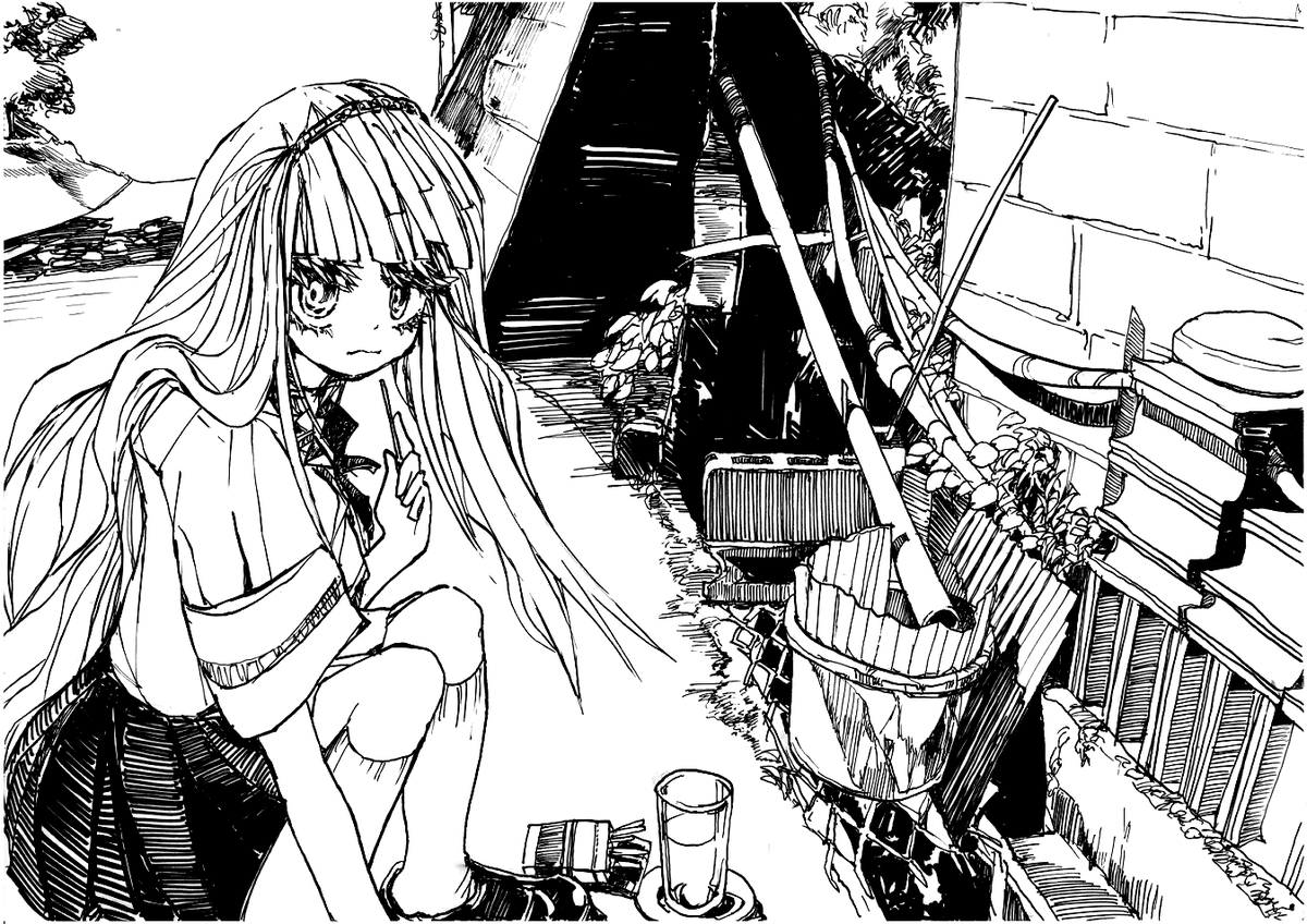 #一次創作絵師拡散フェス02
アナログでペン画を描いてtwitterに載せています。漫画の絵が描けるようになるために精進します。
1/23の関西コミティアでは、友人のスペースにイラスト集を置かせてもらえることになりました。
