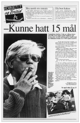 Staalkam's tweet photo. En æra er over, og en legende i ordets virkelige betydning har forlatt norsk fotball.

Vi kondolerer, og lyser fred over Nils Arne Eggens minne, her etter en cupkamp i 1992 der Rosenborg slo oss 8-0 på Sagbakken.

https://t.co/dPFpr85Svt

(Faksimile: Rana Blad 11.6.92) https://t.co/Ji3sF6gxKz