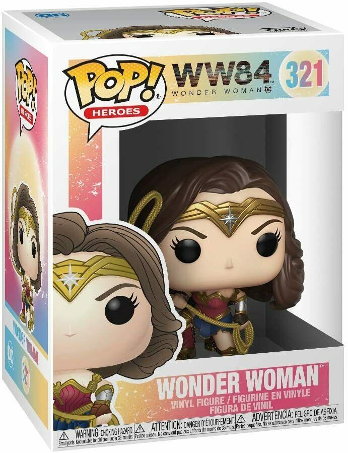 #PopVinylFigures #PopHeroes Funko Pop! Heroes: Wonder Woman 1984 - Wonder Woman (Metallic) Vinyl Figure 321 https://t.co/KPToRHUkzp https://t.co/3hL8exD1ri