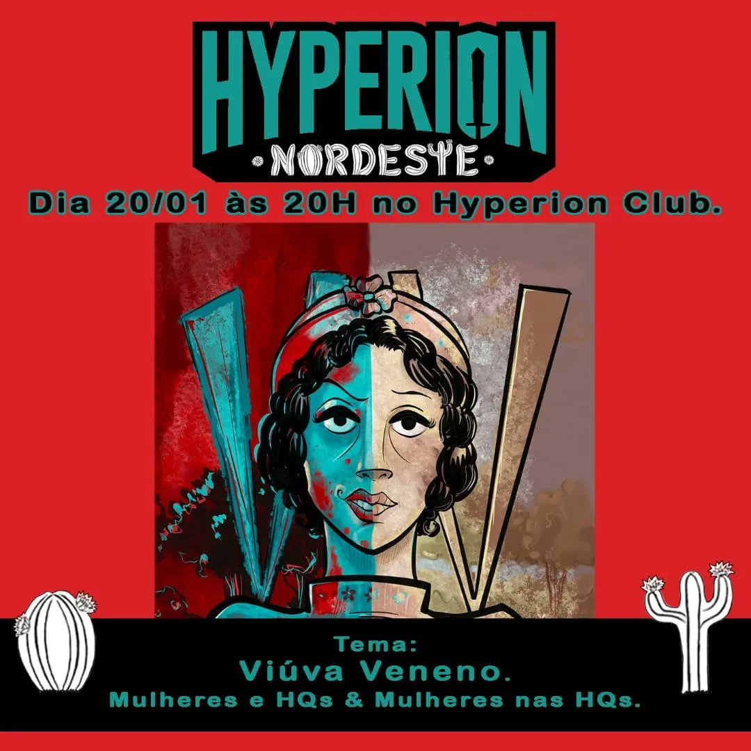 paloma_nn_diniz's tweet photo. Amanhã teremos o 1° programa da Hyperion Nordeste!
E eu estarei muito bem acompanhada com @MilenaAzevedo e @germana_fazgibi.
Chega junto que será muito bom.
Amanhã, as 20h no Hyperion Club no YouTube. 
#hyperionordeste #hyperioncomics #hyperionclub https://t.co/X9241x0oes
