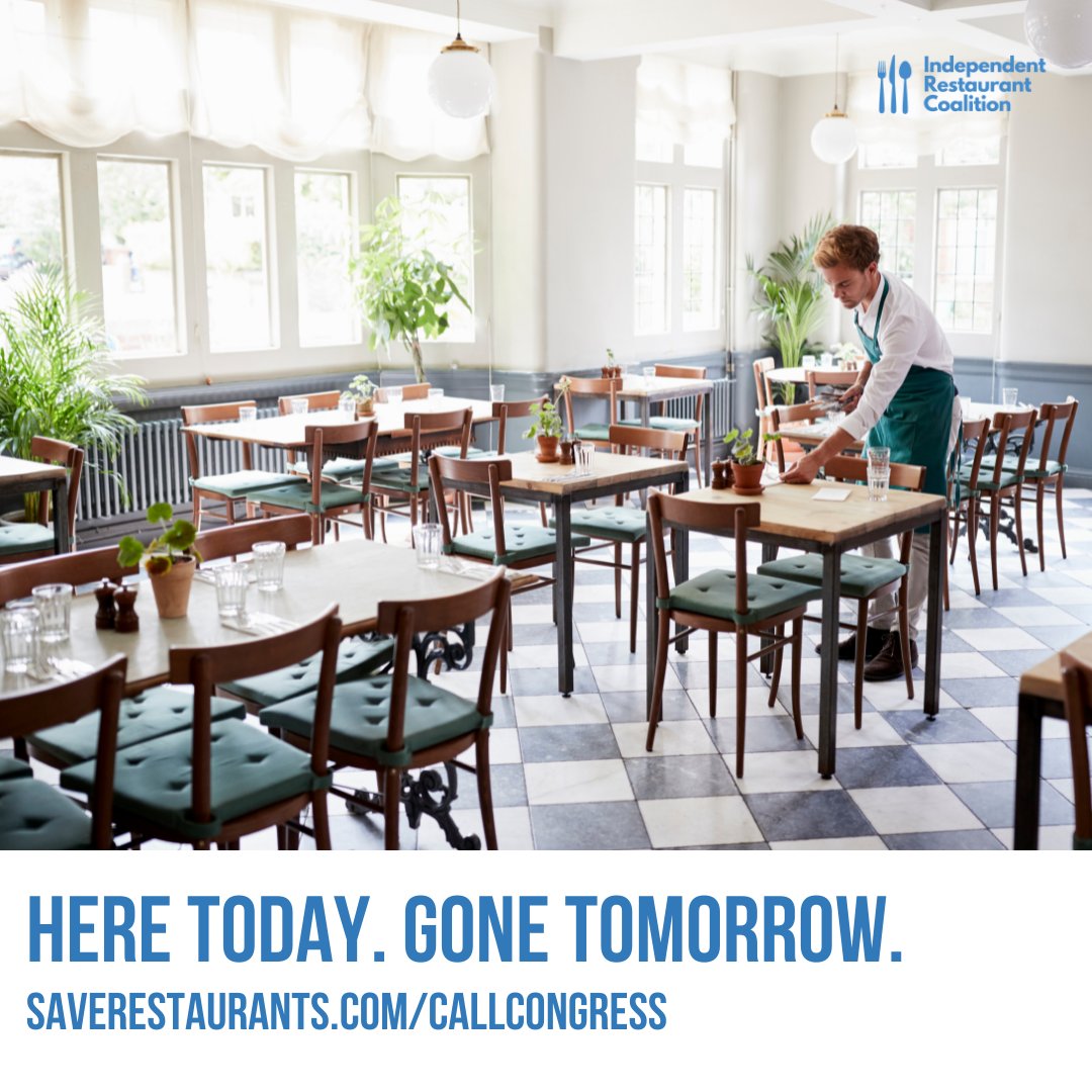 AmyFalbaum's tweet image. Today is a National Day of Action to save restaurants. Join me and @indprestaurants in calling on our elected officials by logging on to saverestaurants.com/callcongress You’ll be automatically connected to your representatives.