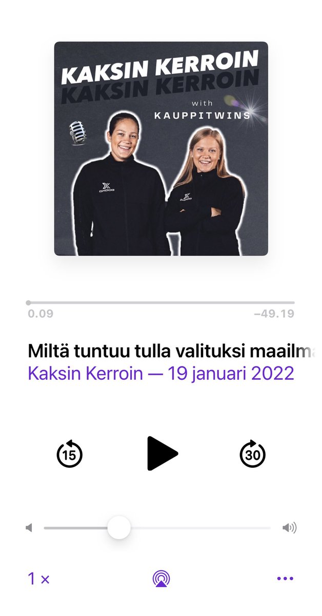 KauppiTwins's tweet photo. Uusi jakso on ulkona! 🤩🎙

Jakson aikana ehditään viettää joulua, paeta norovirusta, perua pelejä, sairastella, kerätä loukkihuolia ja tulla valituksi maailman parhaaksi. Tervetuloa linjoille!

https://t.co/ZTRXRHFZ13 

#kauppitwins #kaksinkerroin #EqualOpportunities #salibandy https://t.co/6BeW8aYjTf