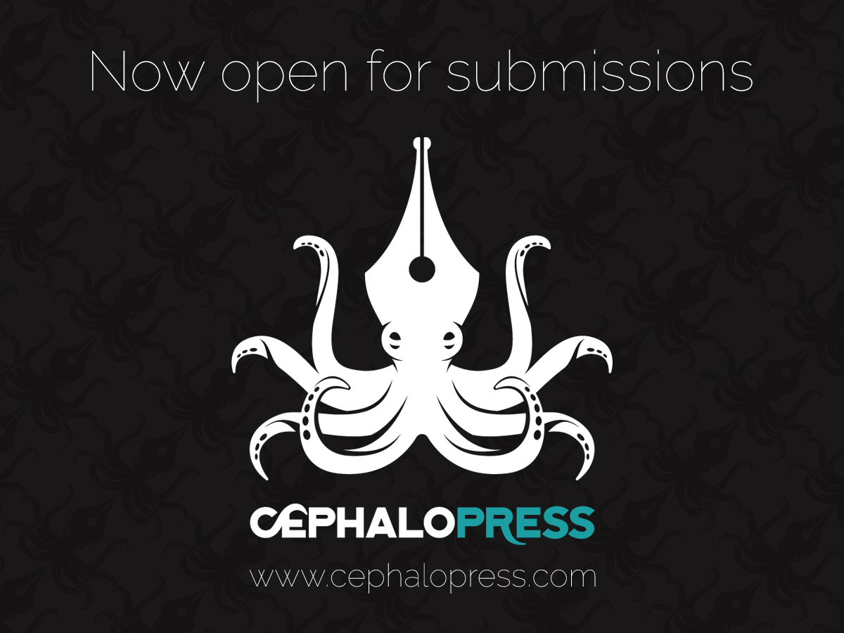 Hello followers, readers, writers and contributors. 
We are once again open for book submissions until March the 1st 2022, so get writing and send us your words!

Check out our submissions page for full guidelines:
cephalopress.com/submissions

#openforsubmissions #indiepress