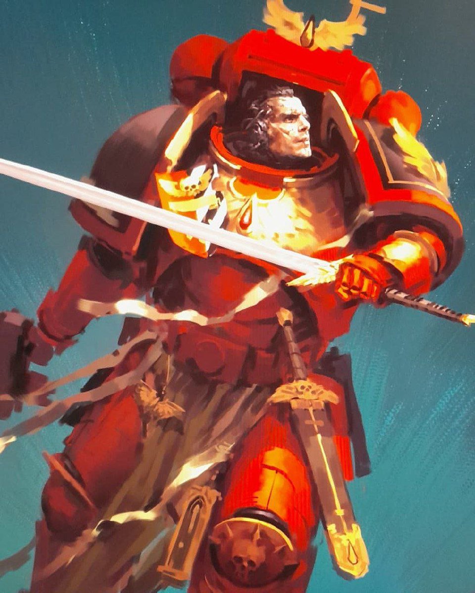 Е-е-е наконец-то из Кавилла сделали Кровавого Ангела! фактура у него как раз для лоялистов подходит. Мигель Иглесиас автор: