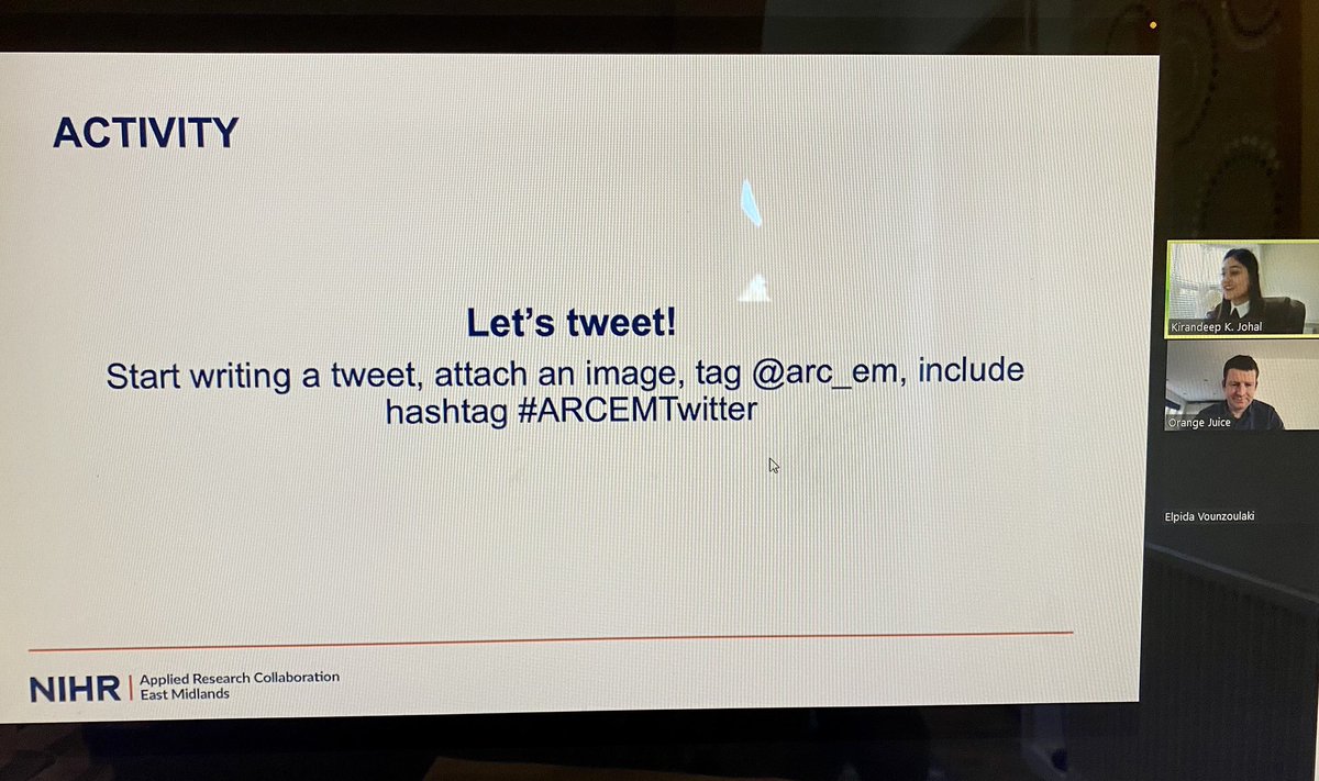 RebeccaG_78's tweet photo. Really enjoyed the masterclass this morning!! Getting to grips with Twitter and how to promote my research!! Thank you @arc_em #ARCEMTwitter https://t.co/lKZxAFraGE