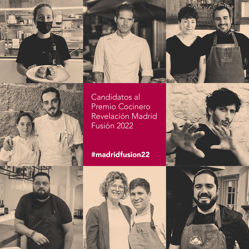 Candidatos al Premio #CocineroRevelación @madridfusion 2022 #madridfusion2022 ¡Suerte a todos los candidatos! gastroactitud.com/pista/premio-c… vía @GASTROactitud
