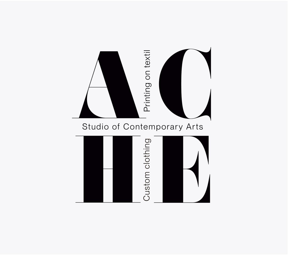 evanietodesign's tweet photo. Os presento la nueva identidad visual para Ache Studio, empresa especializada en Diseño, Moda e Impresión de textil, os muestro un pequeño comienzo de este gran proyecto. 

#brandidentity #galleryart #graphicdesign
#corporateidentity #design #inspofinds #posterdesign 
#logo #logo https://t.co/ylyJylZyIl