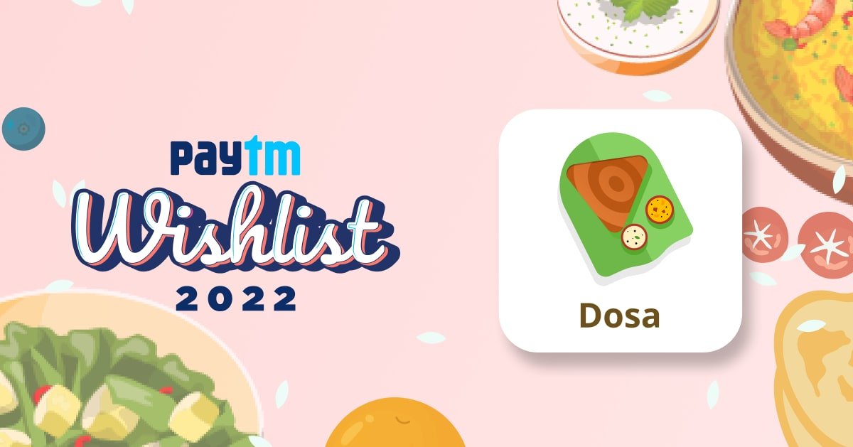 NavatejaGogula's tweet photo. Hey, I'm gifting you Dosa Card of Paytm Wishlist 2022! 

Get more &amp; Win up to ₹1,000! 
https://t.co/Qw2zP96Cnr 
#PaytmWishlist2022 https://t.co/OmbJS1lRvs
