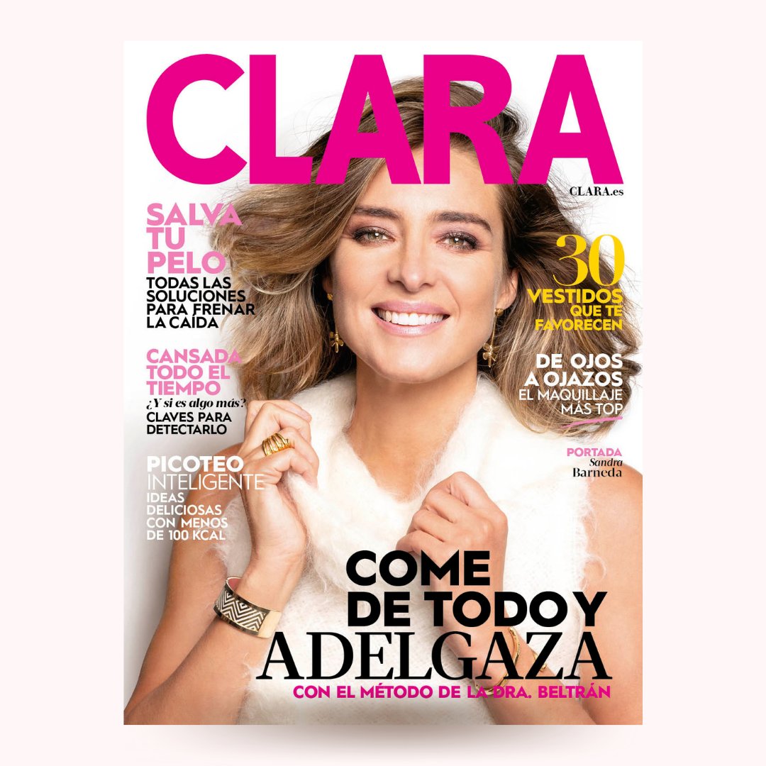 revistaclara's tweet photo. 🌟 CLARA febrero YA EN TU KIOSKO 🌟

Con la gran Sandra Barneda en portada, este mes podrás encontrar entre sus páginas:

✔️ Come de todo y adelgaza
✔️ Maquillajes top para pasar de ojos a ojazos
✔️ Frena la caída del cabello

¡Y mucho más! Corre a tu quiosco

#RevistaCLARA https://t.co/OYI7nSHOhm