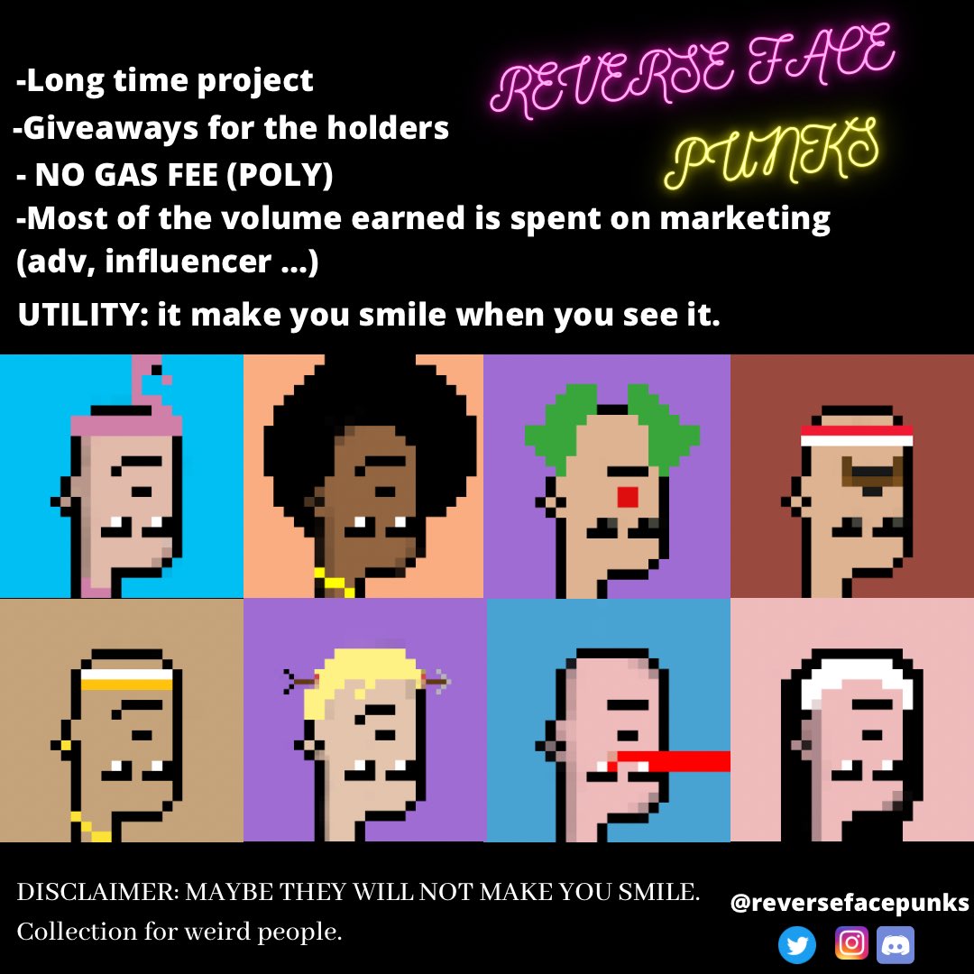 reverse face punks crypto nft tweet media