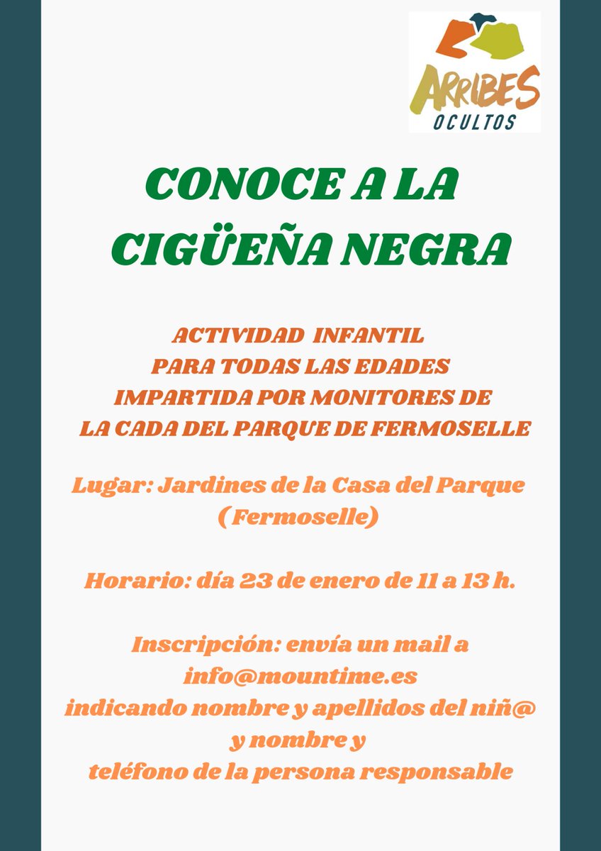 En Arribes Ocultos también hay espacio para los más pequeños que este año pobrán conocer más sobre el emblema de los Arribes del Duero: La Cigueña Negra.

#ArribesExperience 
#Zamoraenamora
#cigueñanegra 
#arribesdelduero 
#Fermoselle