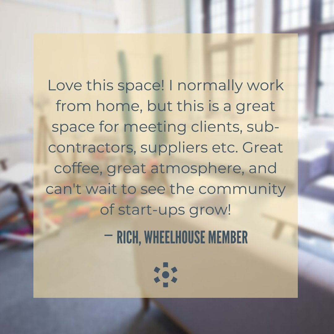 ukthewheelhouse's tweet image. A lovely review from one of our members in Coventry, glad to hear that our venues help with productivity 😊

#coworking