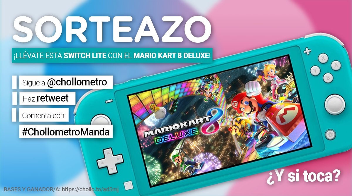 chollometro's tweet photo. SUPER SORTEOOOO! ⚡️⚡️⚡️
🏃 Síguenos 
🔁Haz retweet
✍️Comenta con #ChollometroManda diciendo qué juego de Nintendo es tu favorito

Llévate esta switch con este juegazo por la cara! https://t.co/aJhgnUM9oH
