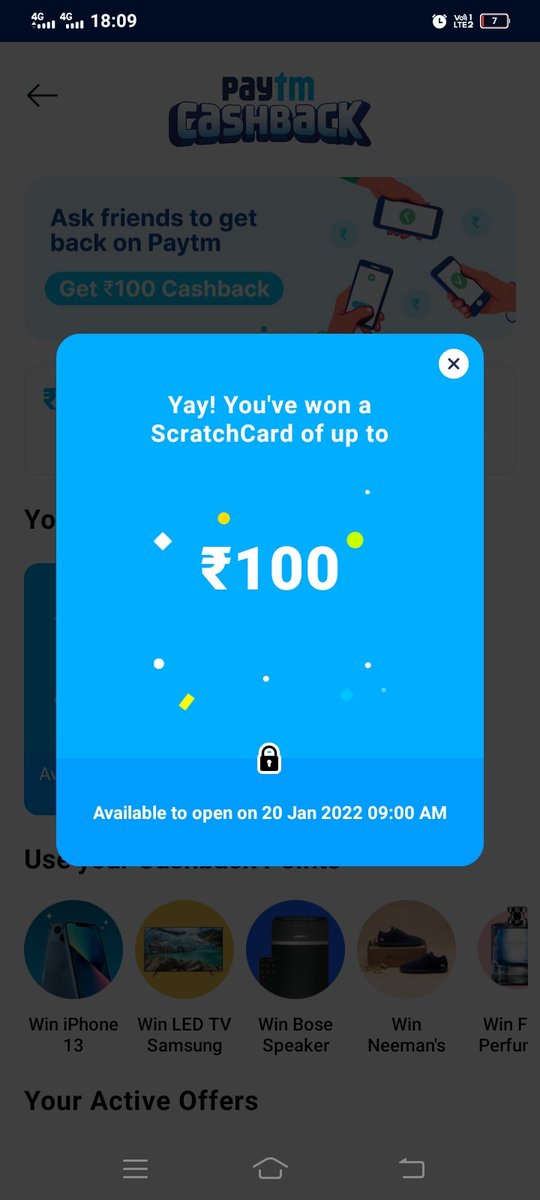 VIKRAMG93186345's tweet photo. @Paytm FLAT 100 bta kr upto 100😳
I think better luck next time😂😂 https://t.co/oRgnZoEkuy