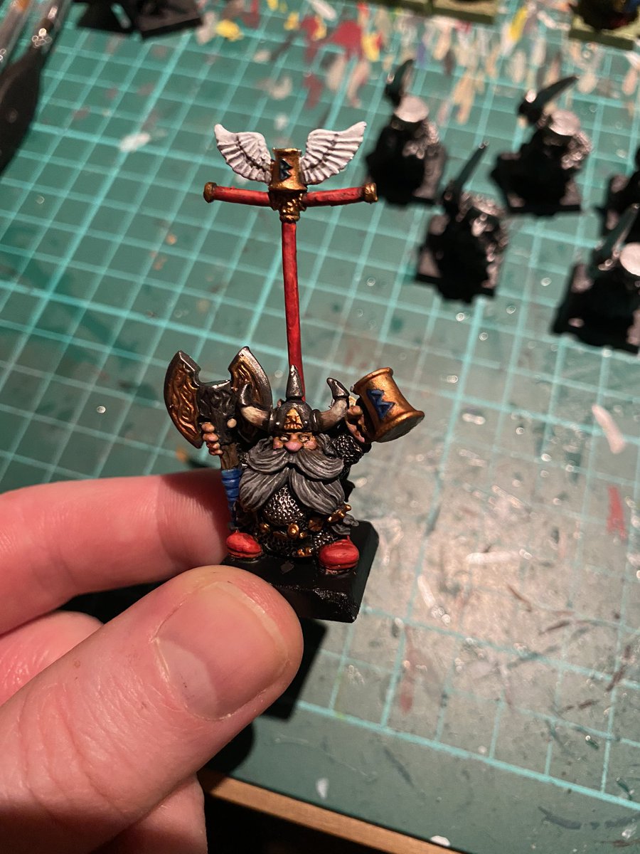 skillshot_games's tweet image. Microphone check 1,2 what is this. The five foot assassin with the roughneck business. Bit of a niche reference that. #bugman #bugginout #oldhammer #oldhammerdwarfs #warmongers #warmaidens