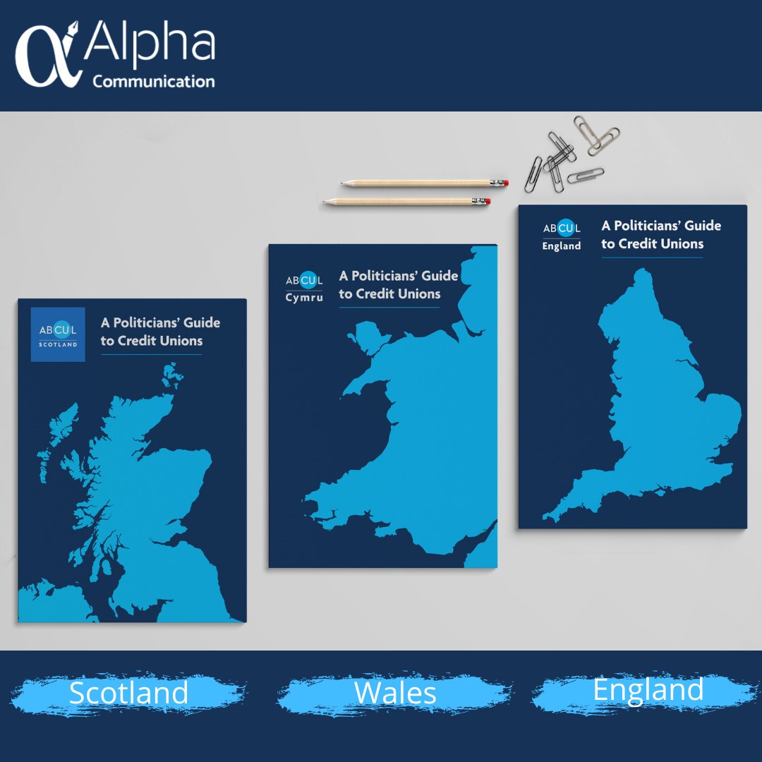 We recently had the pleasure of working with ABCUL to create their series of Politician’s Guide’s to Credit Unions for England, Wales and Scotland. <a href="/ABCULCUs/">ABCUL</a> 

#creditunions #abcul #design #printdesign #content #designagency #creative