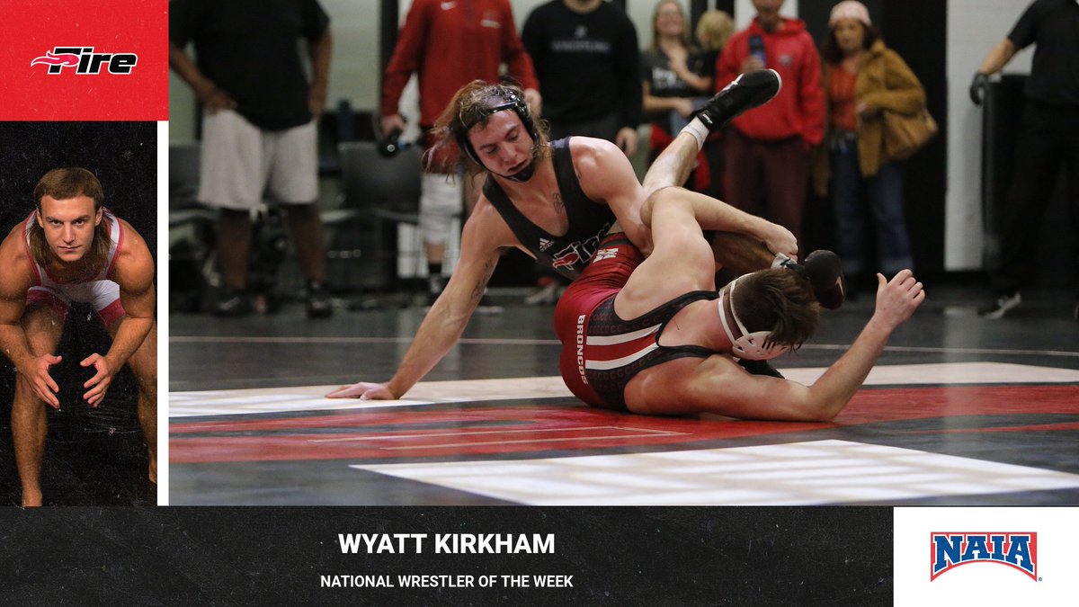 Congrats to Wyatt Kirkham on being named the <a href="/NAIA/">NAIA</a> Wrestler of the Week!

#FuelTheFire🔥