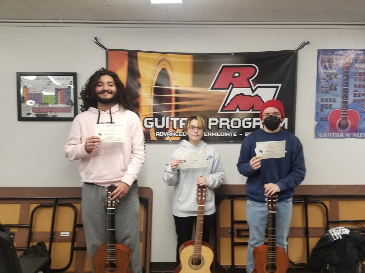 Congratulations to our soloists for their success at the State Solo and Ensemble Festival! Delaney Hanna and Aidan Crounse both earned Excellent ratings. Adam Godinez earned a Superior rating, allowing him to advance to the next round. @RedMtLions