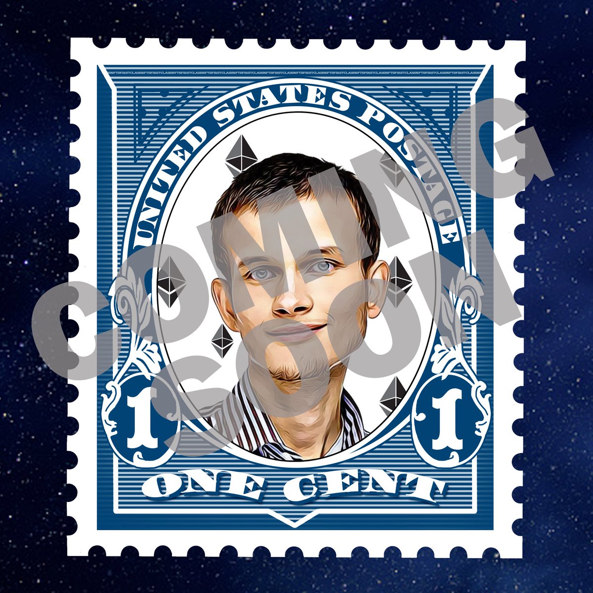 Reveal five! The 5th man to enter ‘The 1¢ Collection’… he charges more for gas than <a href="/exxonmobil/">ExxonMobil</a> &amp; <a href="/bp_plc/">bp</a> combined!😉 Non other than <a href="/VitalikButerin/">vitalik.eth</a>!🔥 #Ethereum #NFT #VitalikButerin #NFTdrop #firstclassnfts #OpenSeaNFT #emoon