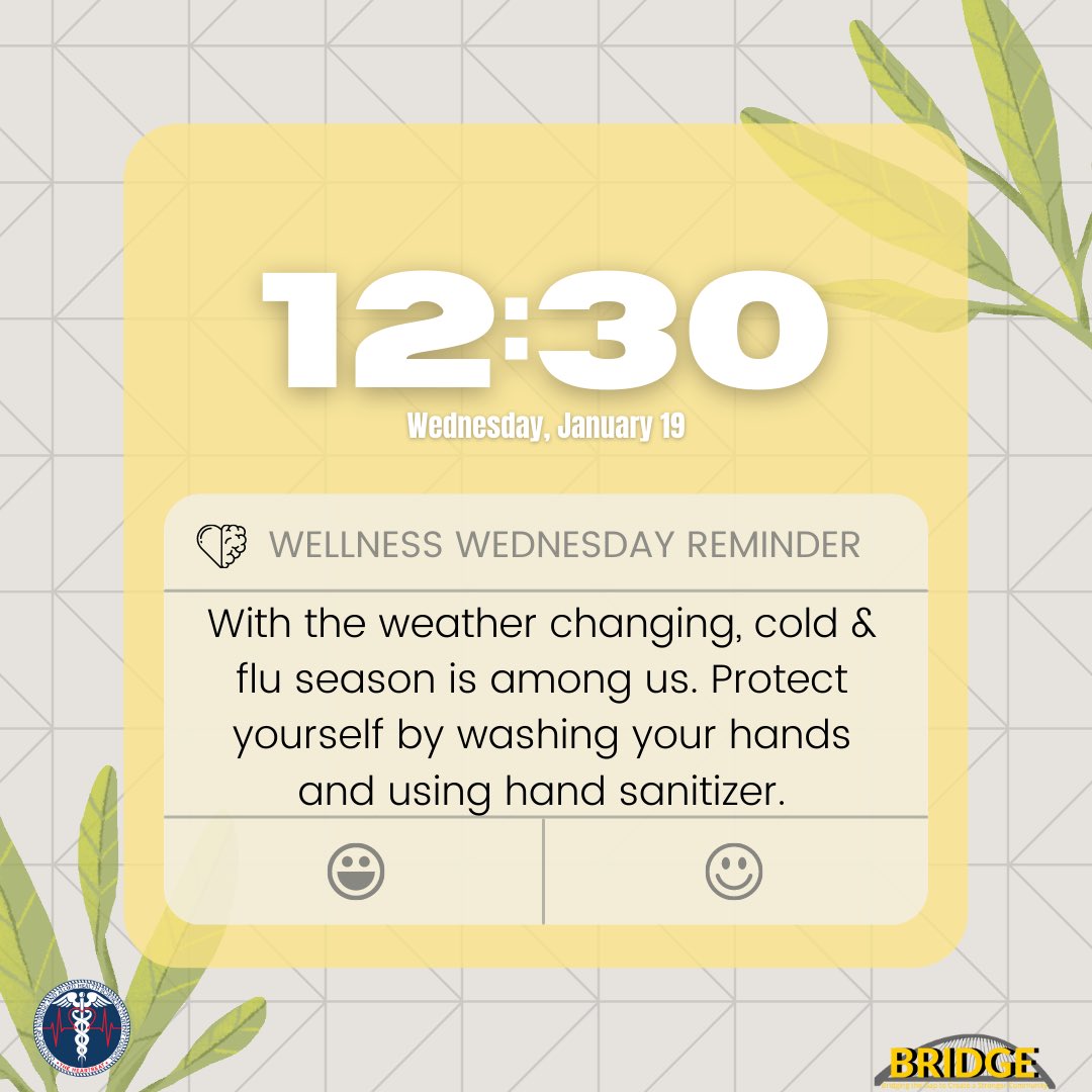 We are back with Wellness Wednesdays for the Spring 2022 term! Continue to stay safe, Bison!💛🤍