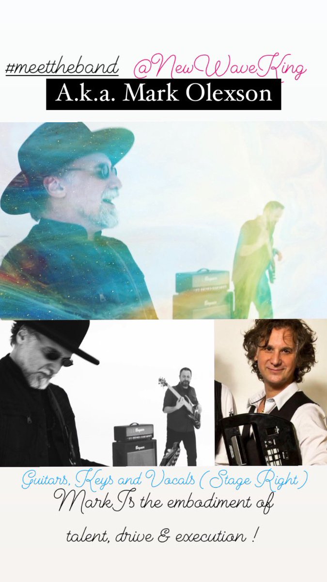 QuicknessBand's tweet image. #MeetTheBand @NewWaveKing Mark Olexson - Gtr, Keys, Vocals (Stage Right) Mark is the embodiment of Talent, Drive and Execution and maybe the best hang ever.