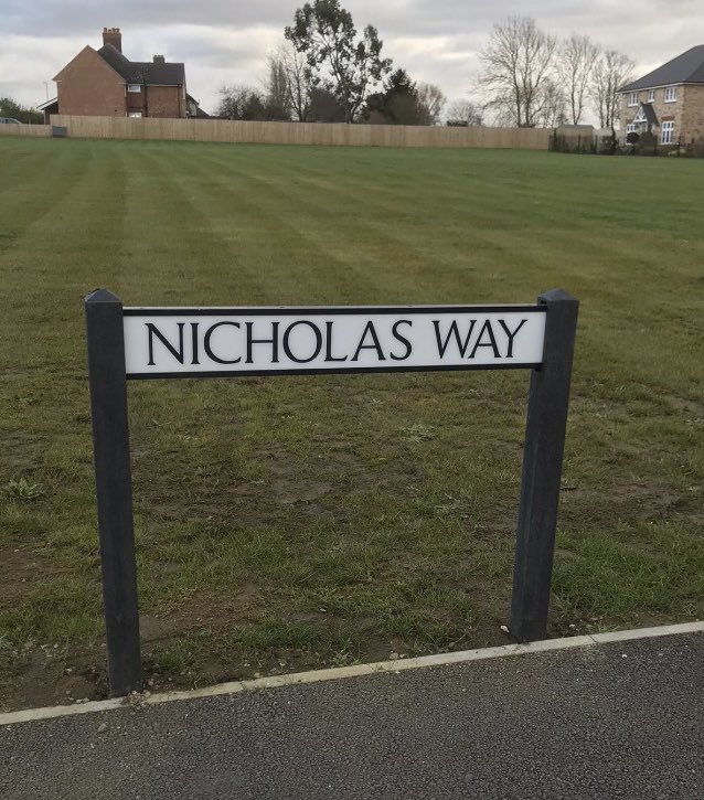 The anniversary of my fathers passing was this week. In honour of his service to the village over 40 years the local council have named a street in a new development after him. Very touched and immensely proud. Thank you to cottenham parish council.