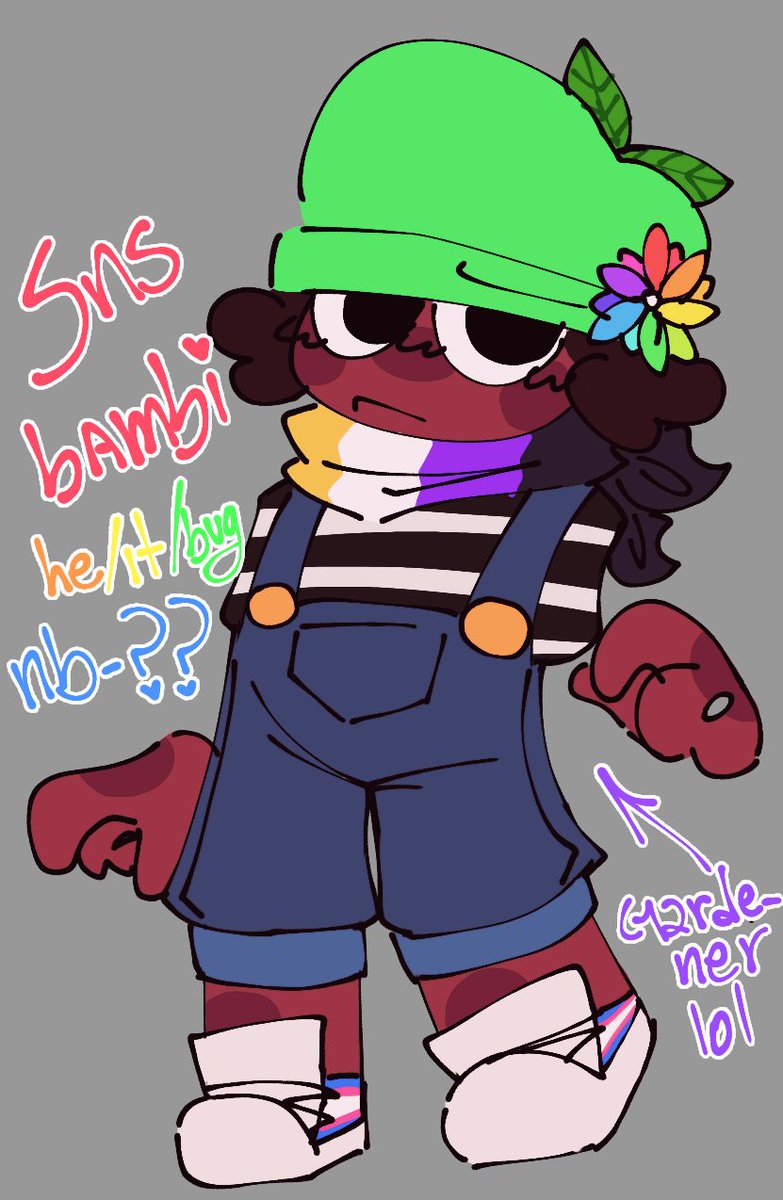 rnbwpcny_'s tweet photo. Wowow imnallowed to post sns bambi design
Sns is @FNFNightStylin btw, i think i had fun doing this vines boom, im sorry if im slowy becoming bambi and dave fan. In slowy dragged in!
#daveandbambi #fnf #fnfstylin #fridaynightfunkin #SundayNightStylin ??!!?! https://t.co/3QHFFV5Qww