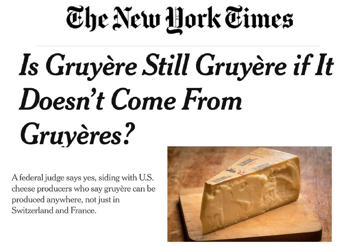 Hey America, we almost went to war with France because they think gruyère has holes so be careful what you do hein